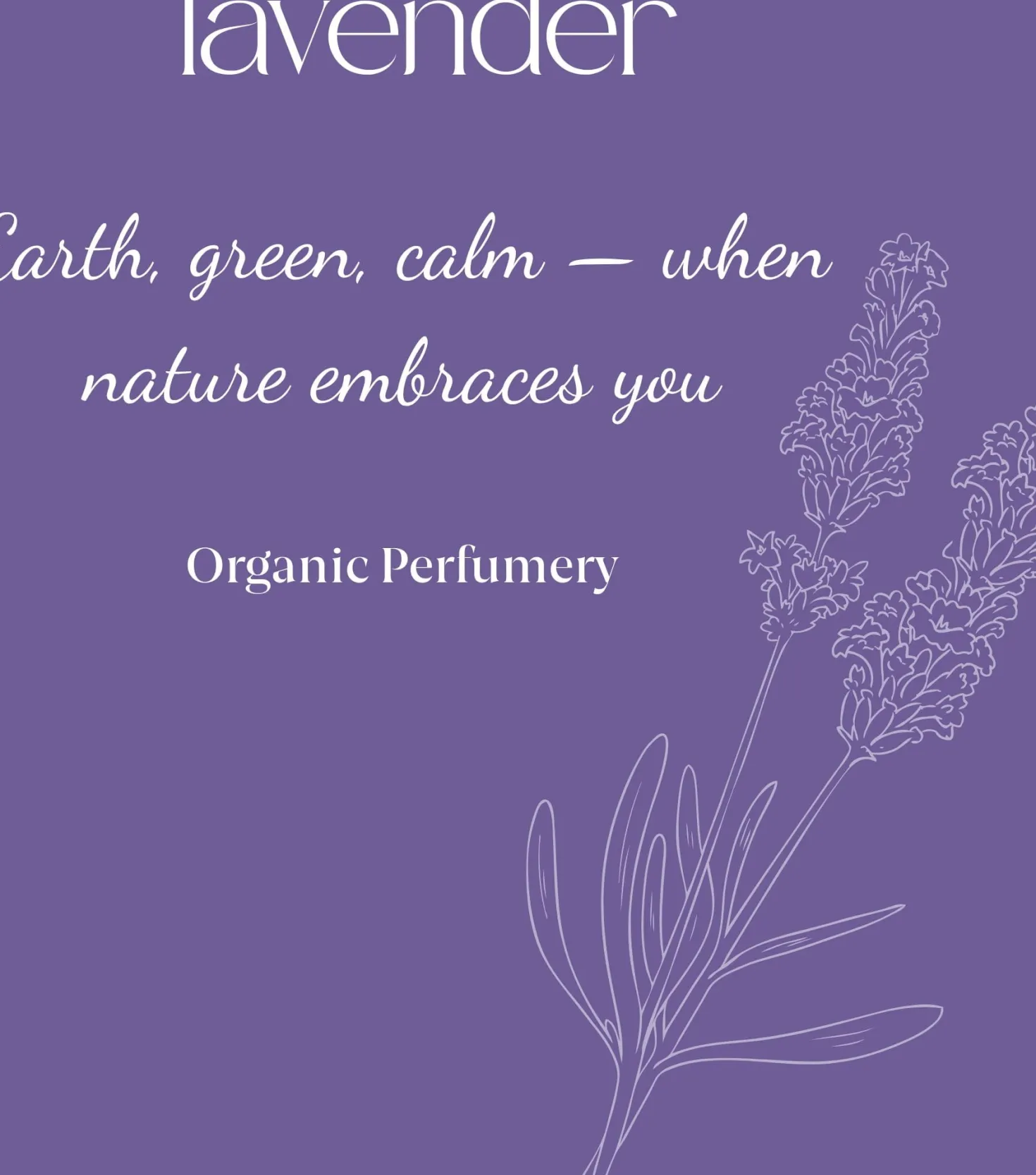 Lavender Organic Fresh Fragrance, 200 ml