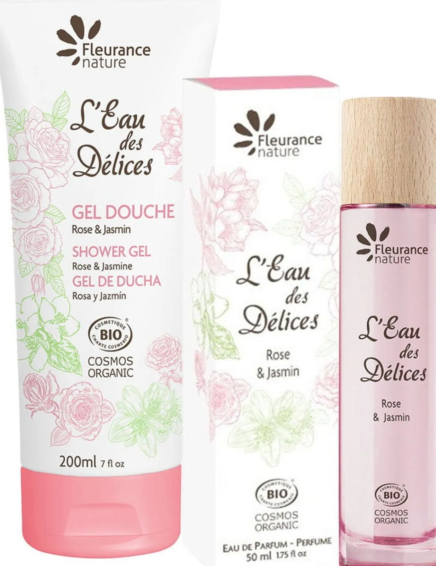 L'Eau des Délices Gift Set, rosa e gelsomino