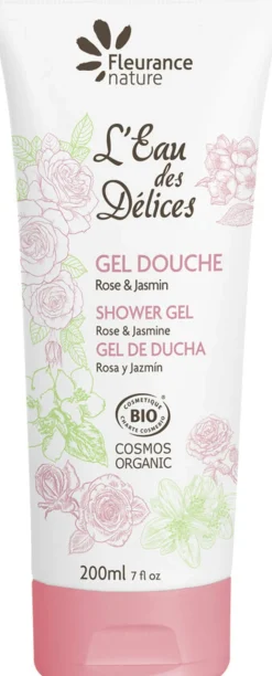 L'Eau des Délices Shower Gel Rose & Jasmin, 200 ml