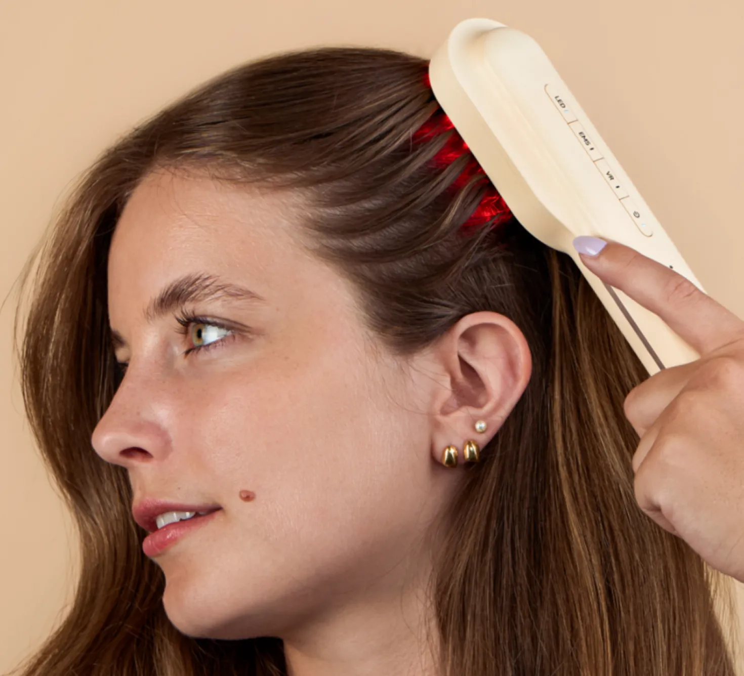 LED Hair Brush