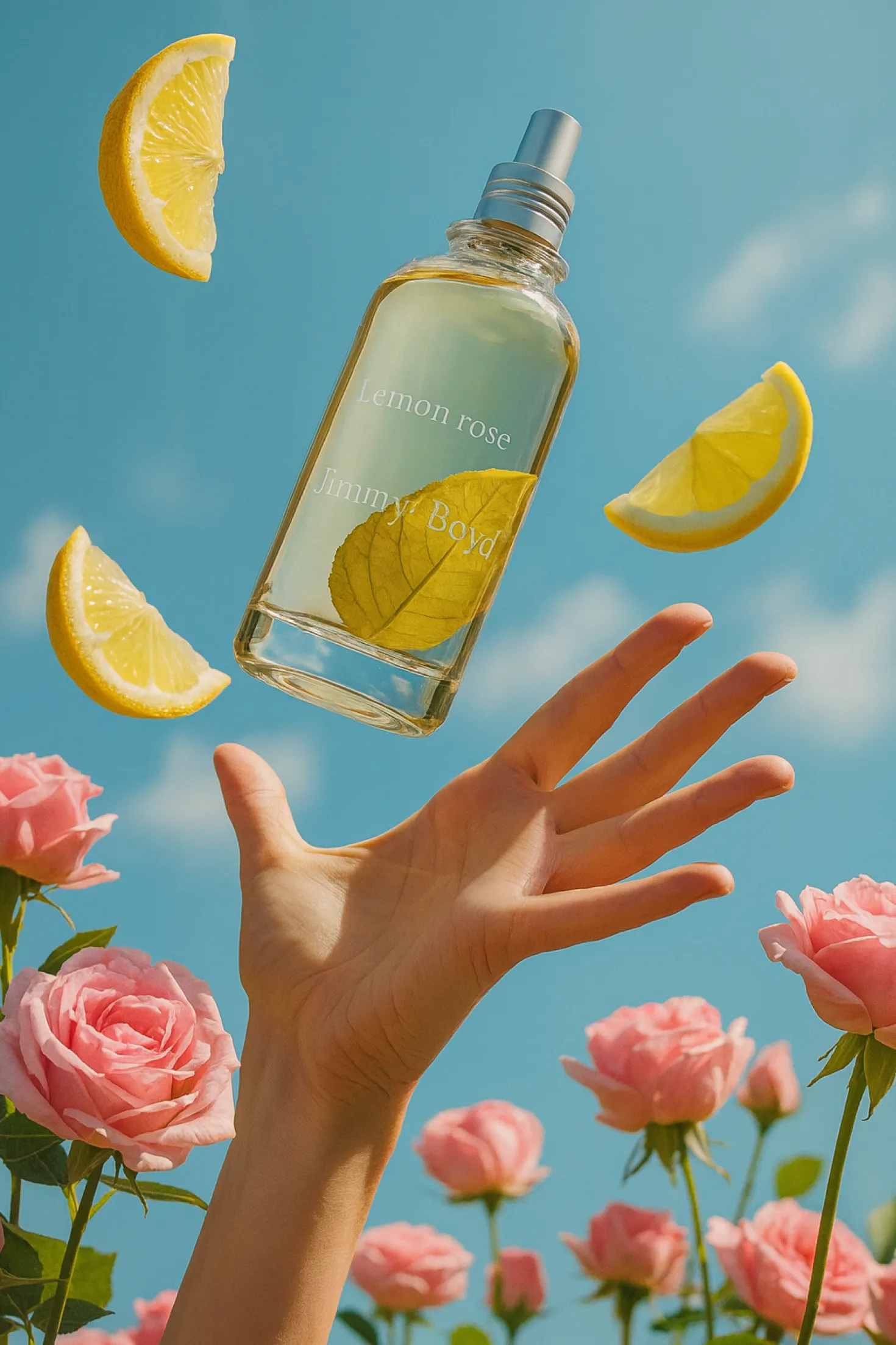 Lemon & Rose Organic Fresh Fragrance, 200 ml