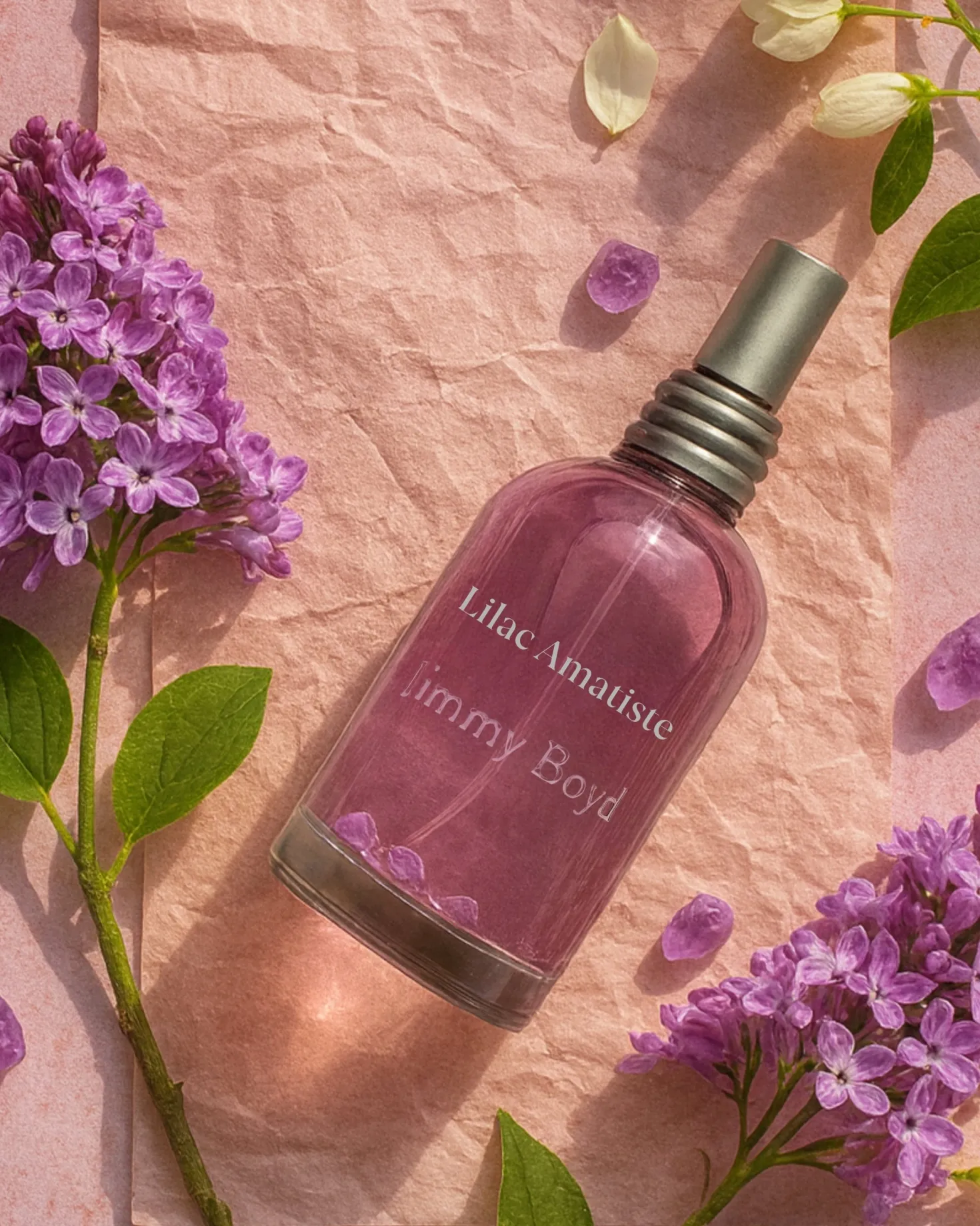 Lilac Amatiste Organic Crystal Energy Perfume, 100 ml