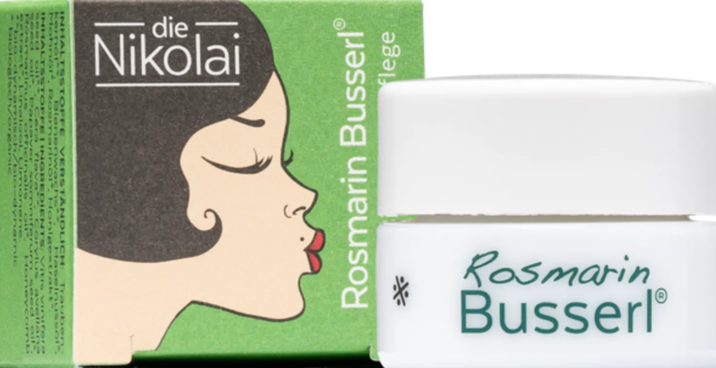 Lip Balm "Busserl", rosmarino (6 ml)