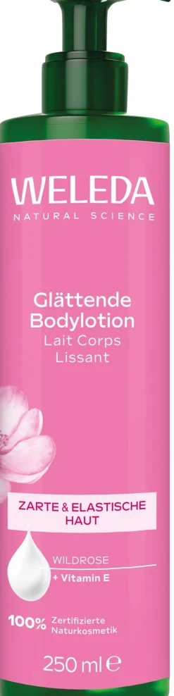 Lozione Corpo Levigante alla Rosa e Vitamina E, 250 ml