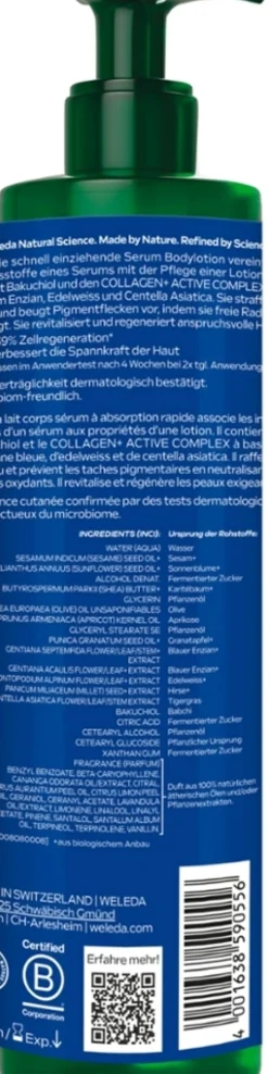 Lozione Corpo Rivitalizzante con Genziana Blu e Bakuchiol, 250 ml