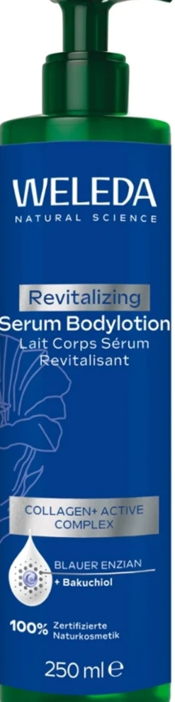 Lozione Corpo Rivitalizzante con Genziana Blu e Bakuchiol, 250 ml