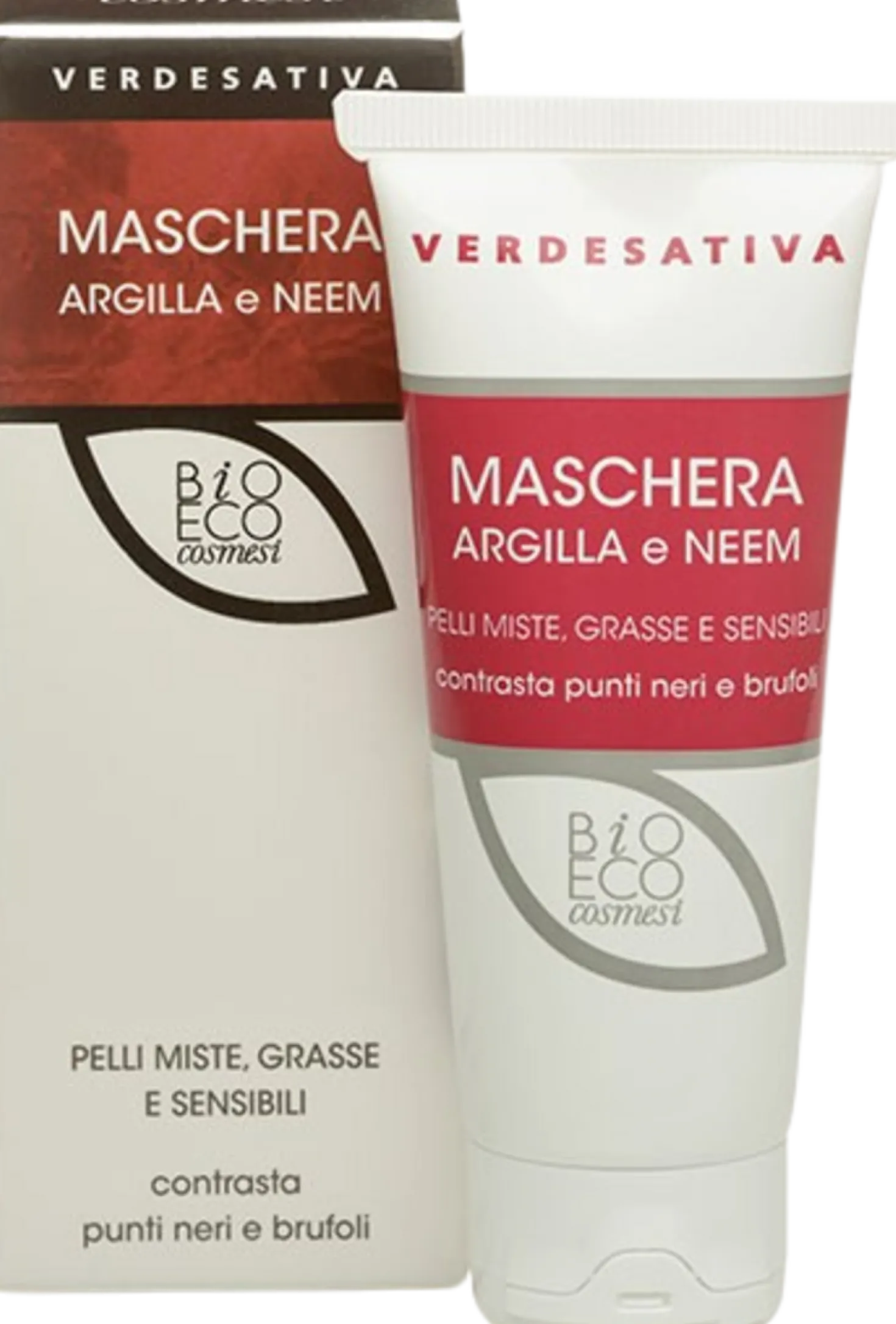 Maschera Argilla e Neem, 75 ml