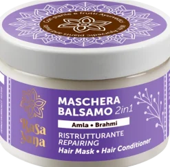 Maschera Balsamo Ristrutturante 2in1 Amla Brahmi, 150 ml