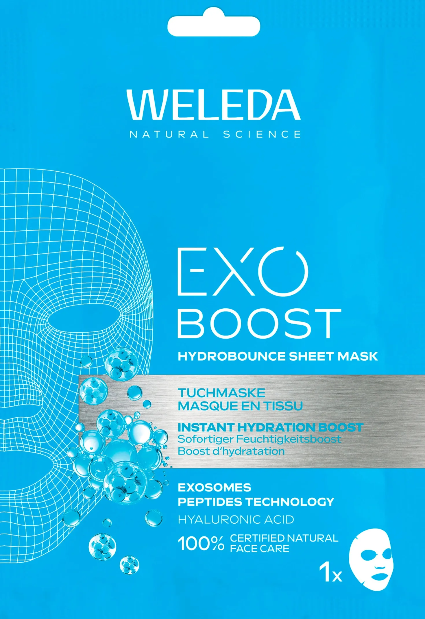 Maschera in Tessuto Hydrobounce EXO BOOST, 20 ml