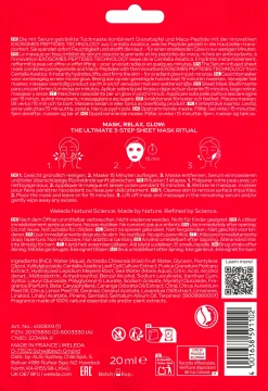 Maschera in Tessuto Rassodante EXO BOOST, Melograno, 20 ml