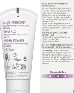 Maschera Rassodante all'Acido Ialuronico, 50 ml