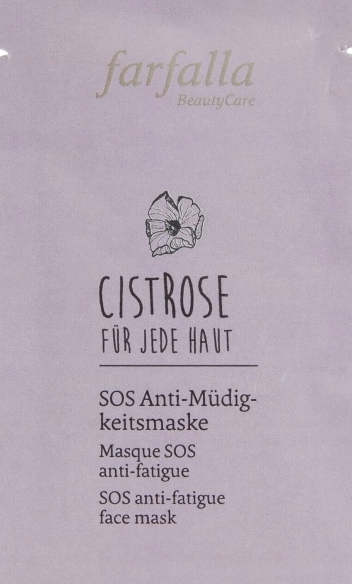 Maschera SOS Anti Fatica al Cisto, 7 ml