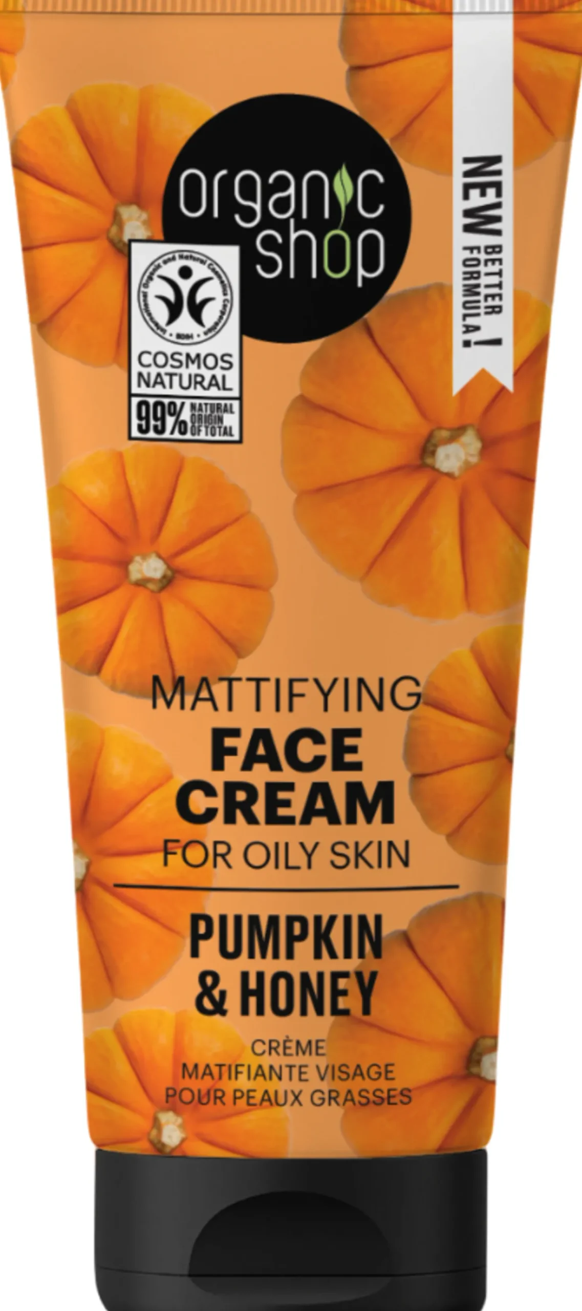 Mattifying Face Cream Pumpkin & Honey, 50 ml