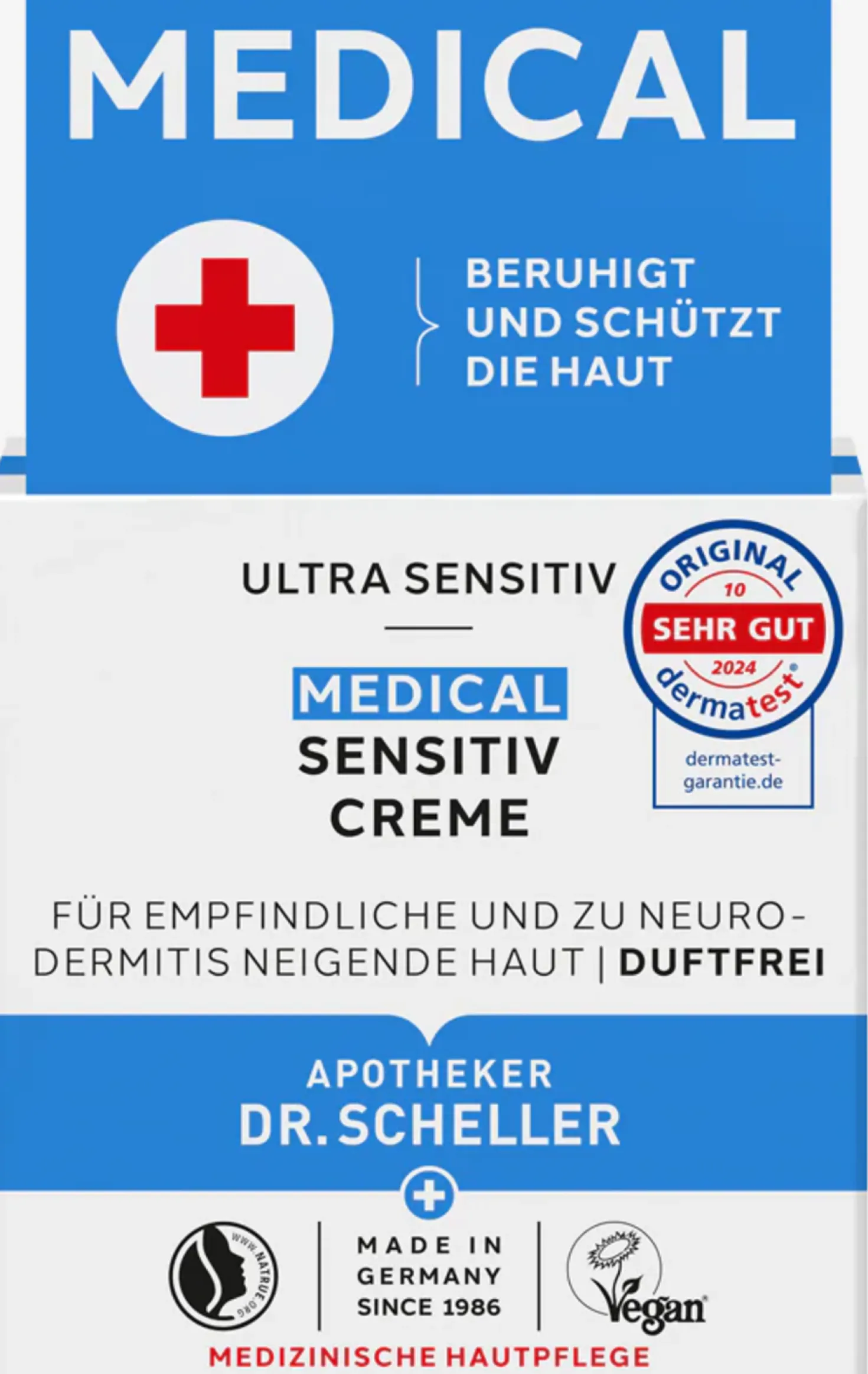 Medical Crema per Pelli Sensibili, 50 ml