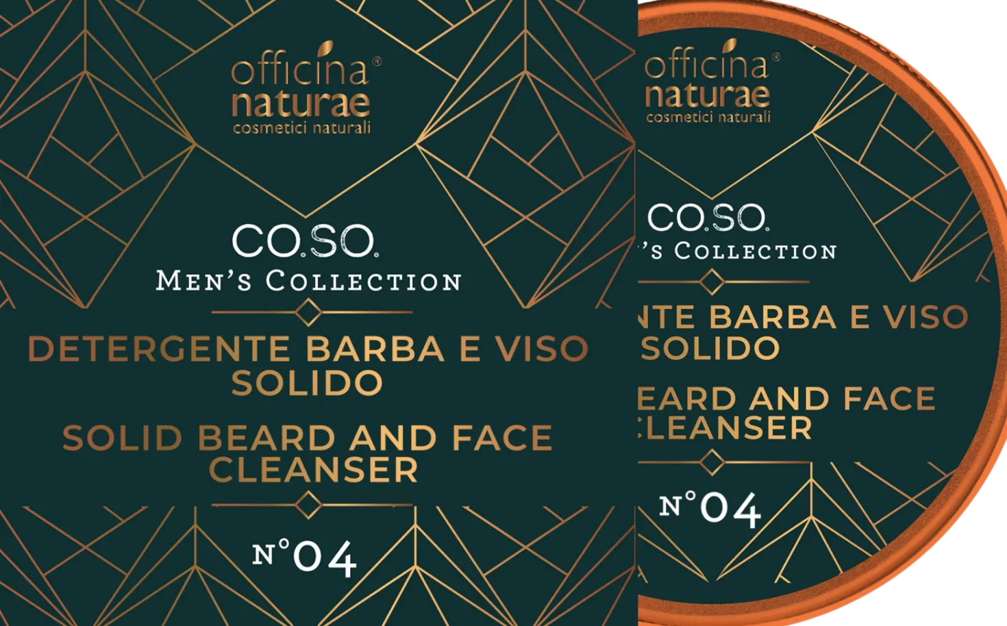 MEN Detergente Barba e Viso Solido N°04, 40 g