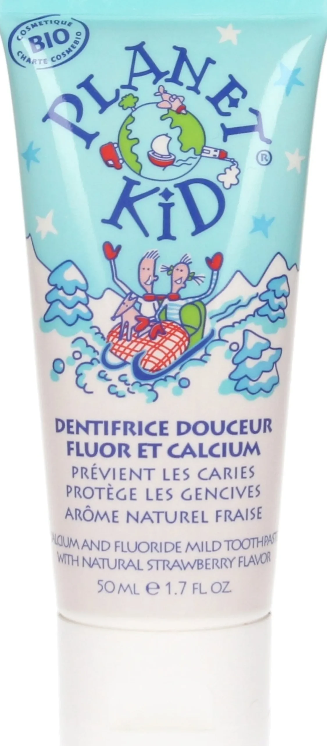 Mild Toothpaste with Fluoride & Calcium, 50 ml