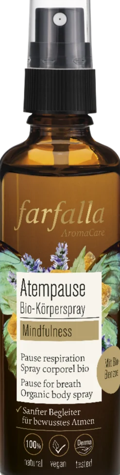 Mindfulness - Spray Corpo Bio "Pausa per Respirare", 75 ml