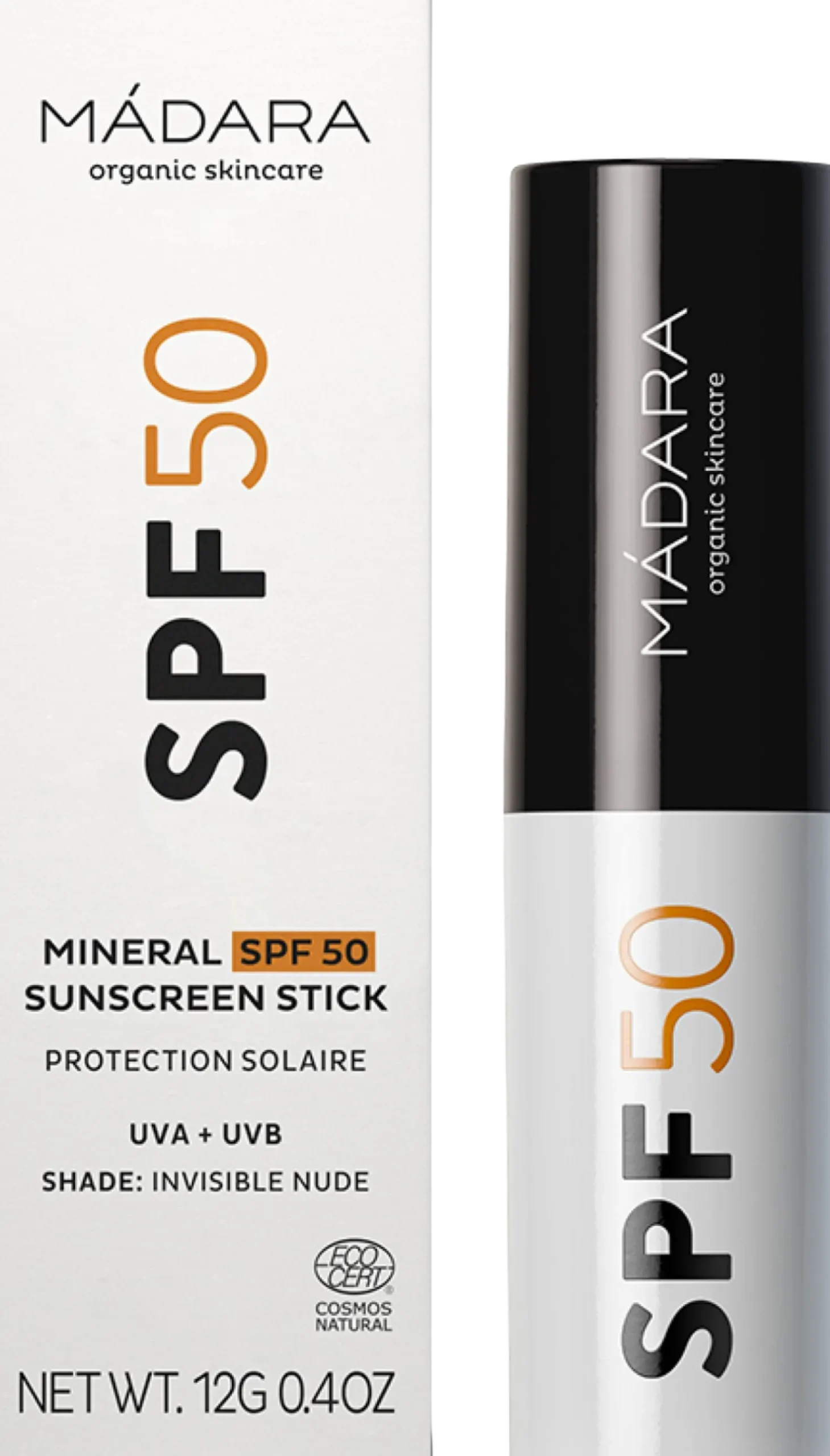 Mineral Sunscreen Stick SPF50, 12 g