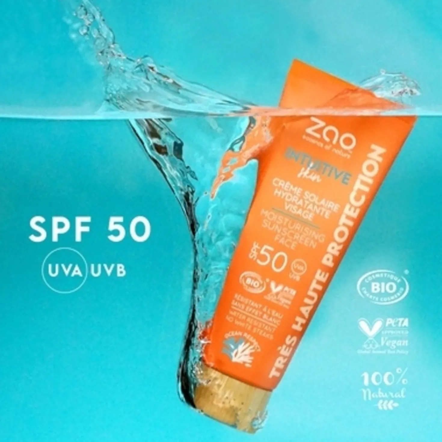 Moisturising Sunscreen Face SPF 50, 50 ml