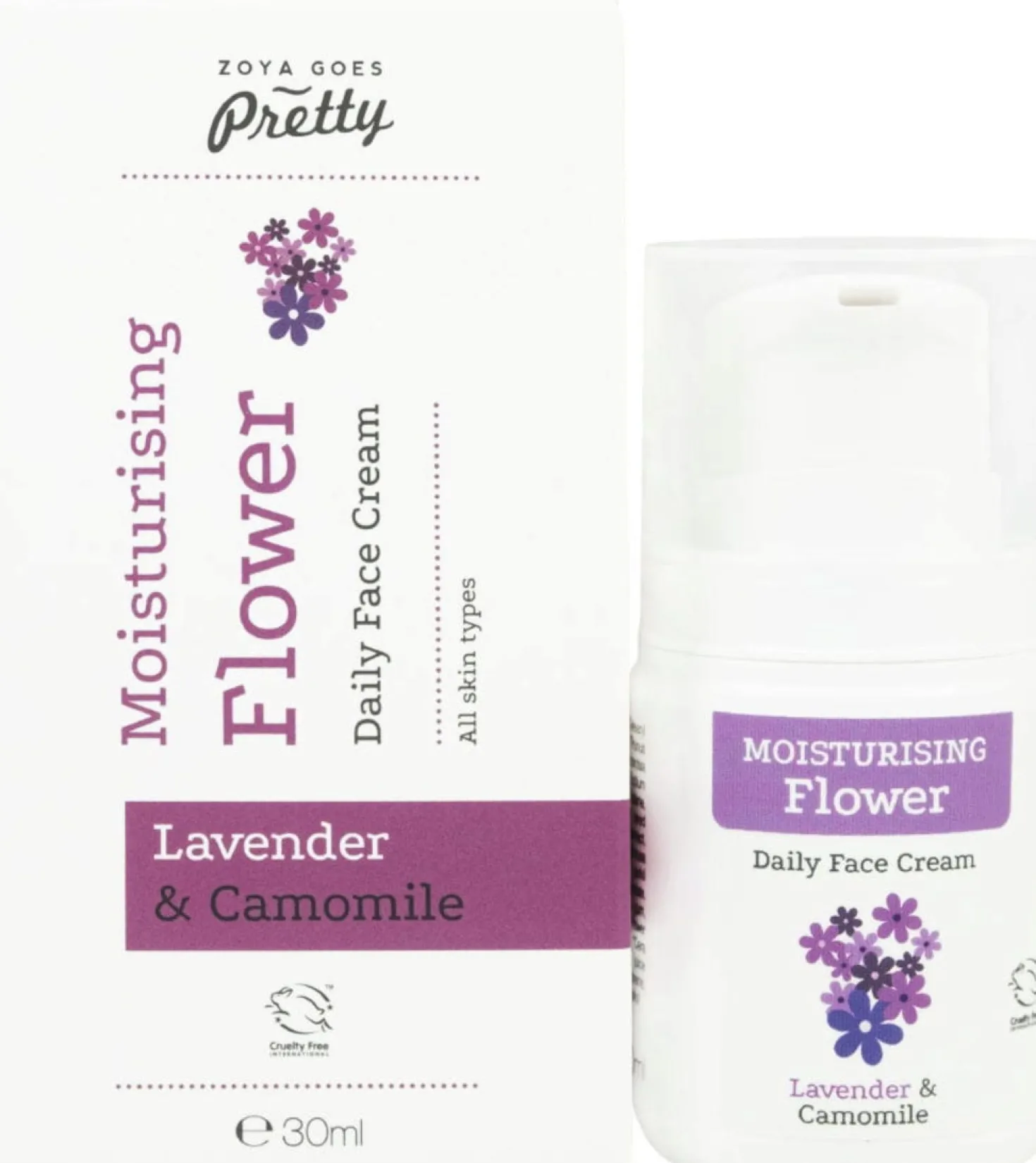 Moisturizing Flower Daily Face Cream, 30 ml