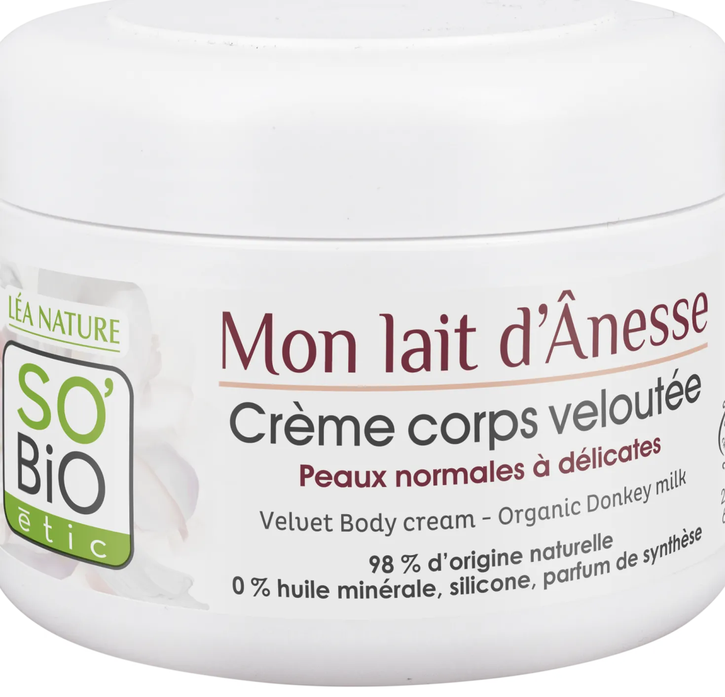 Mon Lait d'Ânesse - Crema Corpo Nutriente al Latte d'Asina, 200 ml