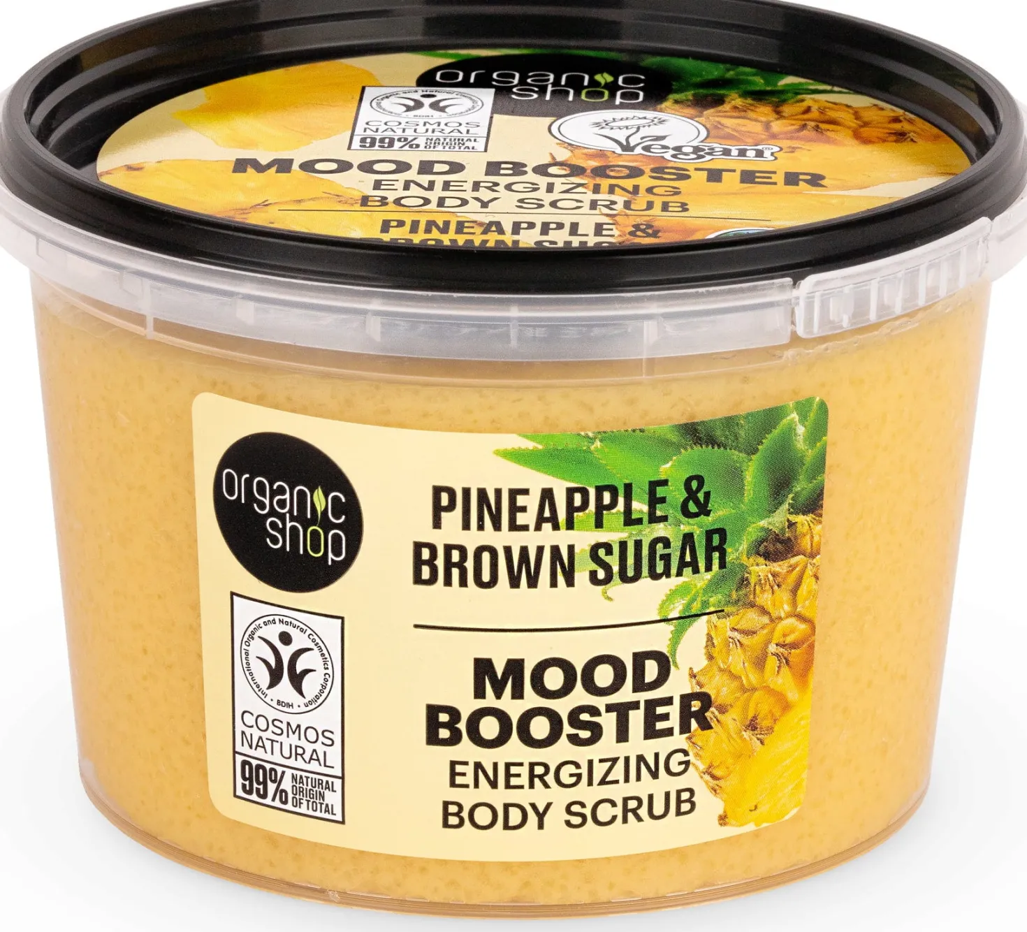 Mood Booster Energizing Body Scrub Pineapple & Brown Sugar, 250 ml