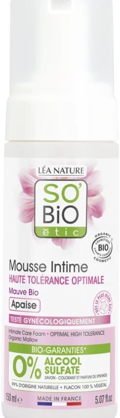 Mousse Ipoallergenica alla Malva per l'Igiene Intima, 200 ml