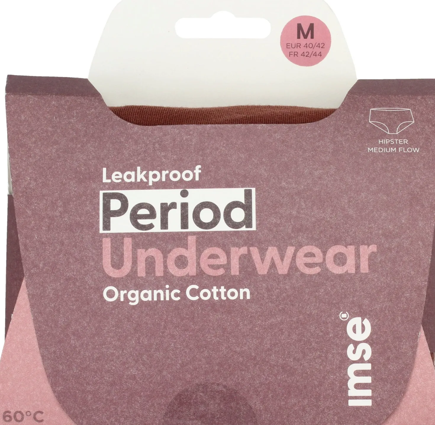 Mutandine Mestruali Marroni - Flusso Medio, L Brown