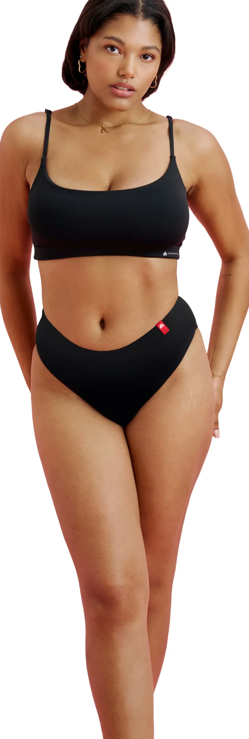 Mutandine Mestruali - Slip Cotton Black, S