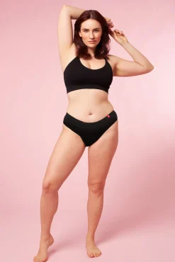 Mutandine Mestruali - Slip Cotton Black, S