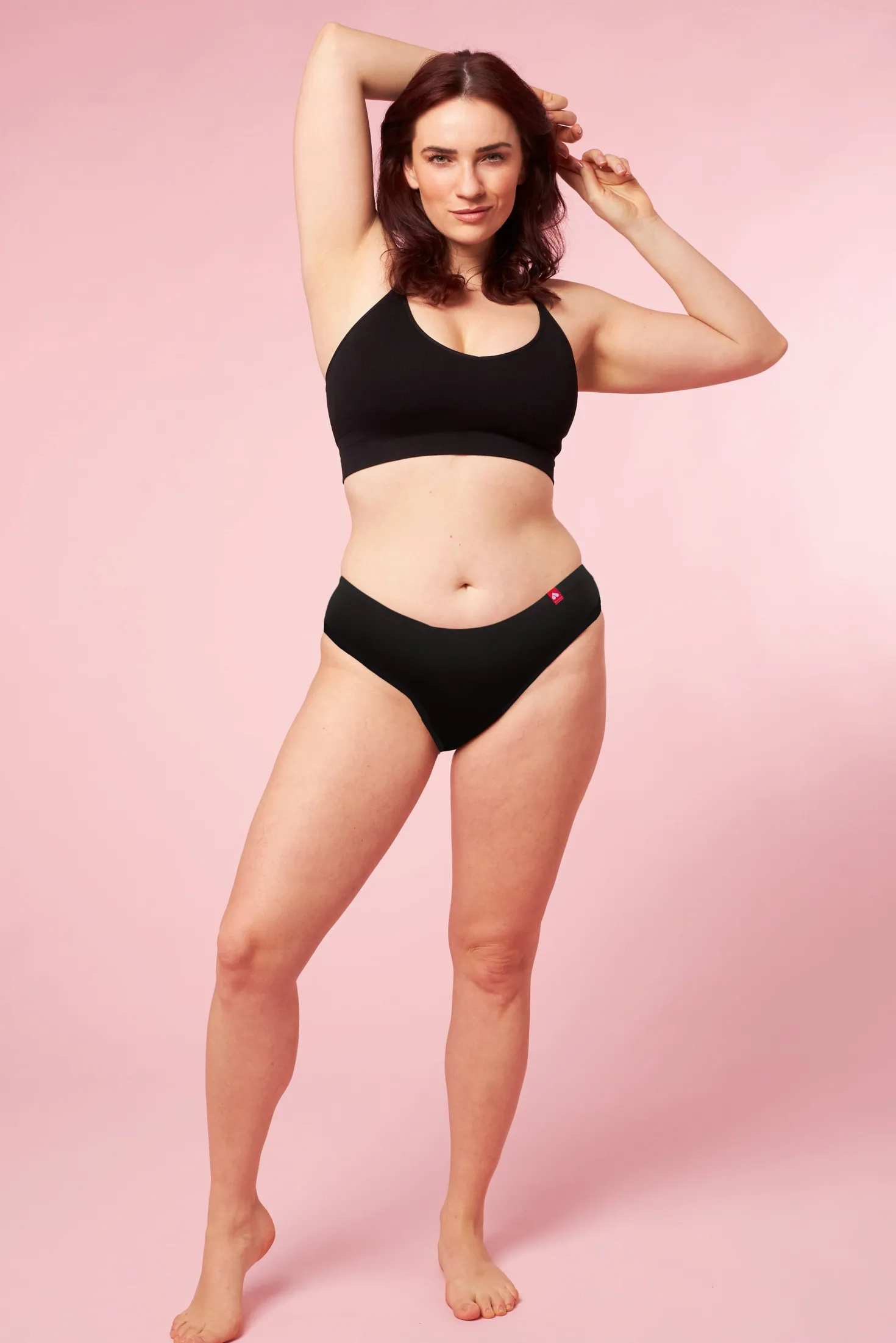 Mutandine Mestruali - Slip Cotton Black, S