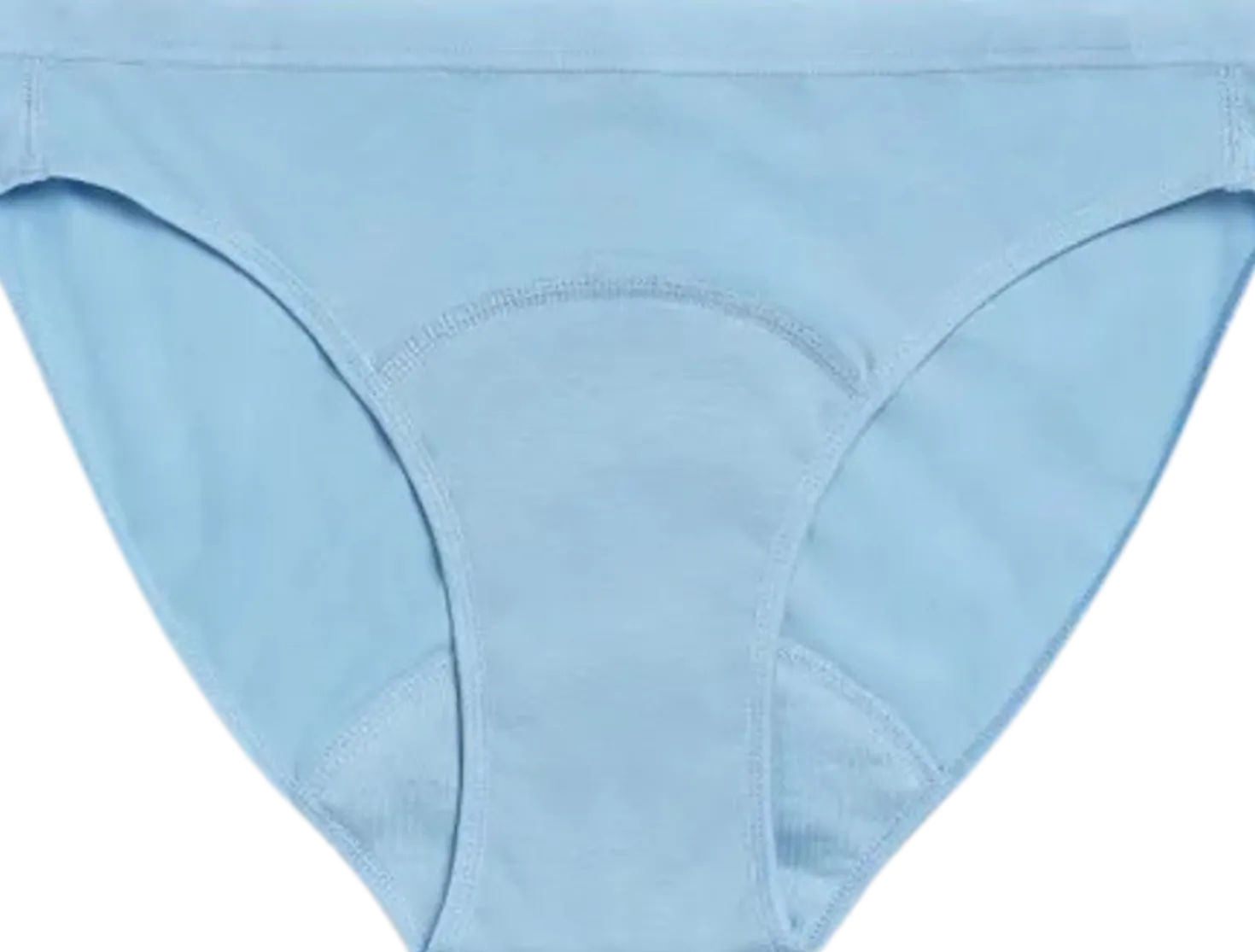 Mutandine Mestruali Teen Bikini Azzurre - Flusso Medio, XS