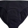 Mutandine Mestruali Teen Bikini Nere - Flusso Abbondante, XS