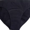 Mutandine Mestruali Teen Bikini Nere - Flusso Leggero, XS