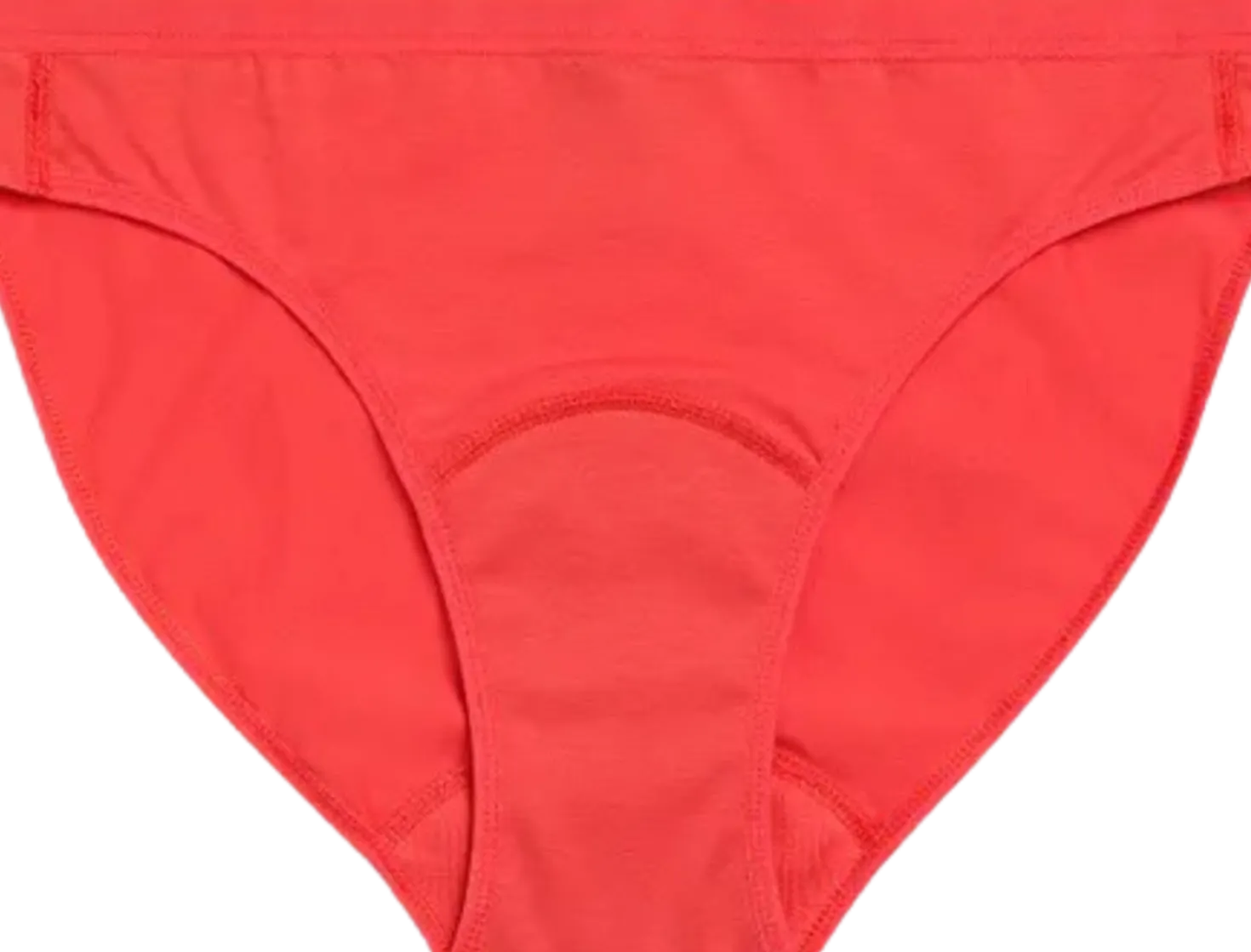 Mutandine Mestruali Teen Bikini Rosso Chiaro - Flusso Leggero, XS