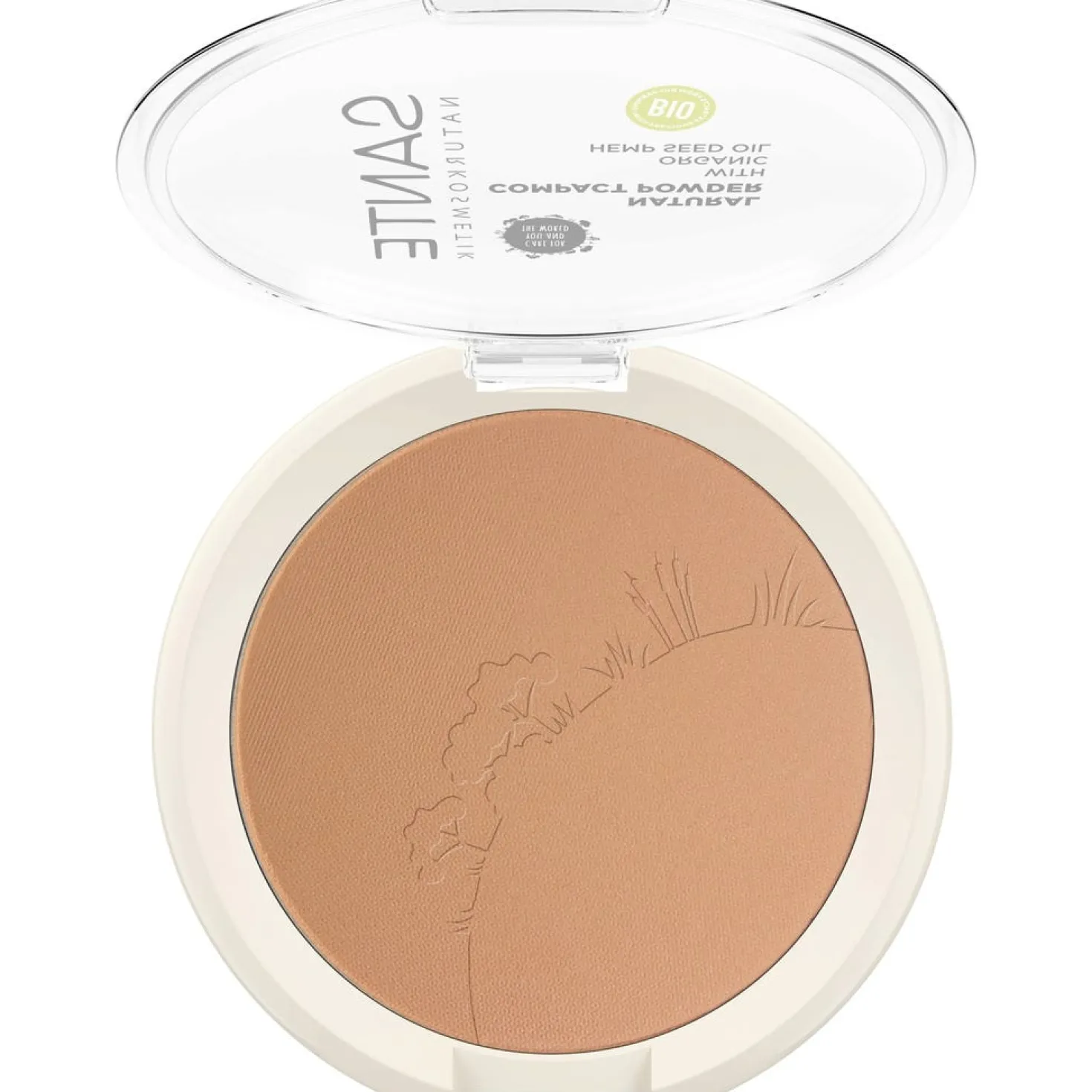 Natural Compact Powder, 01 Cool Ivory (9 g)