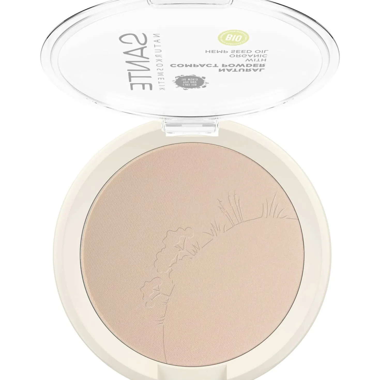 Natural Compact Powder, 01 Cool Ivory (9 g)