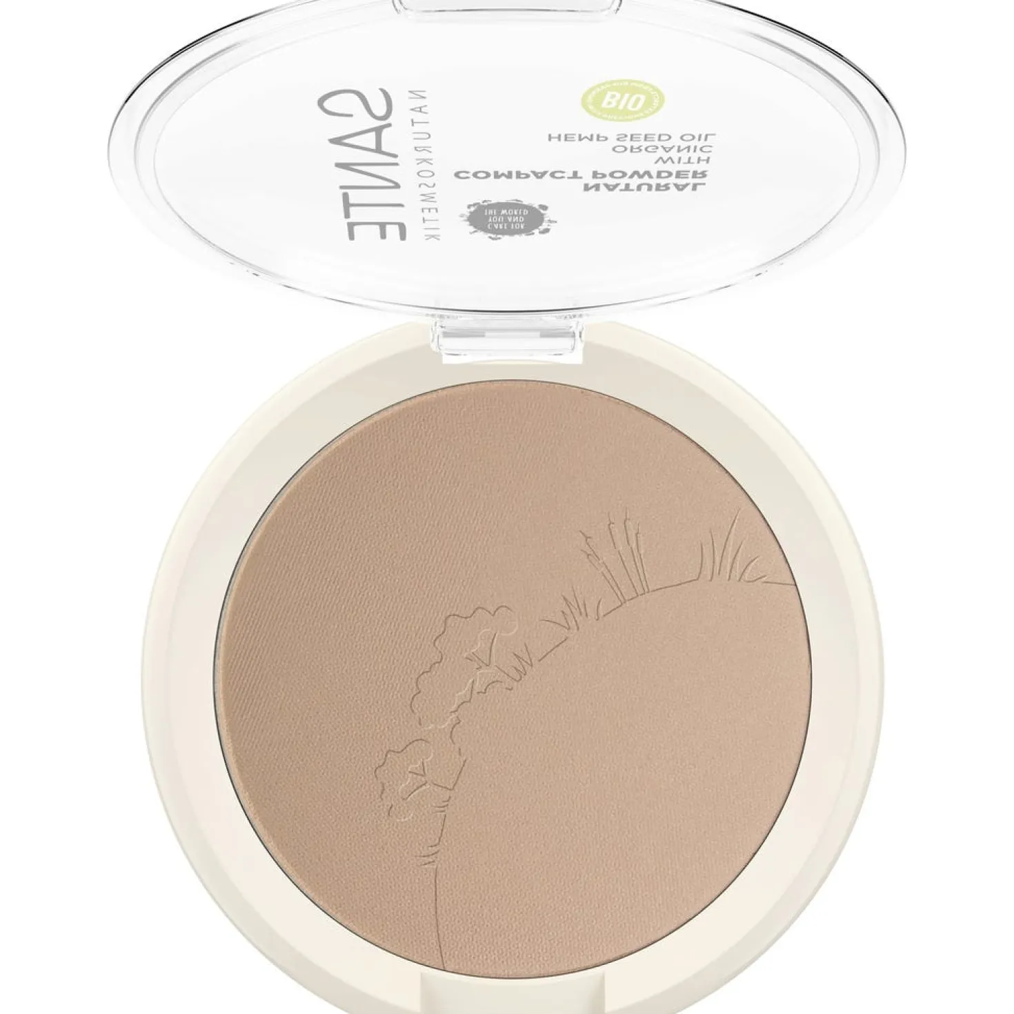 Natural Compact Powder, 01 Cool Ivory (9 g)