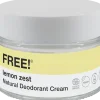 Natural Deodorant Cream Lemon Zest, 50 g