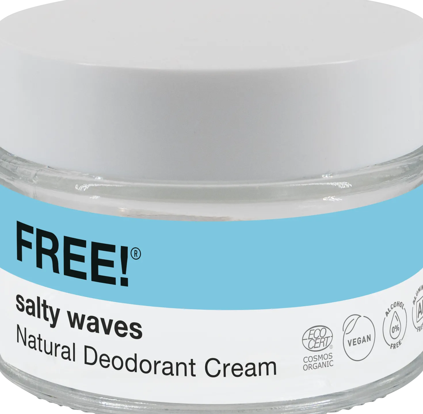 Natural Deodorant Cream Salty Waves, 50 g