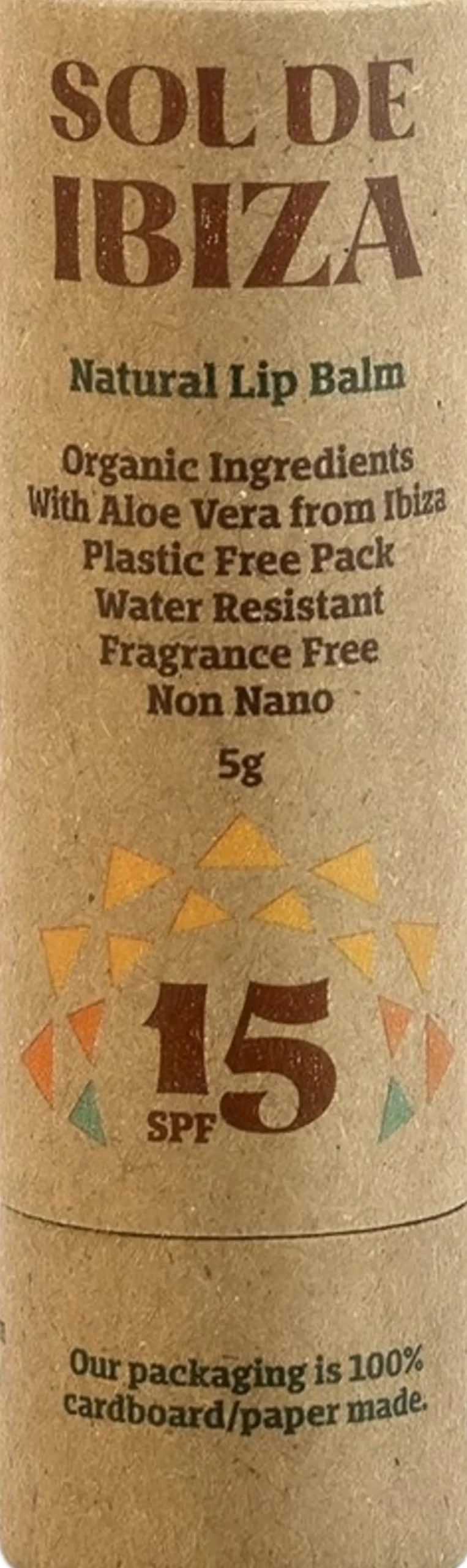 Natural Lip Balm SPF 15, 5 g