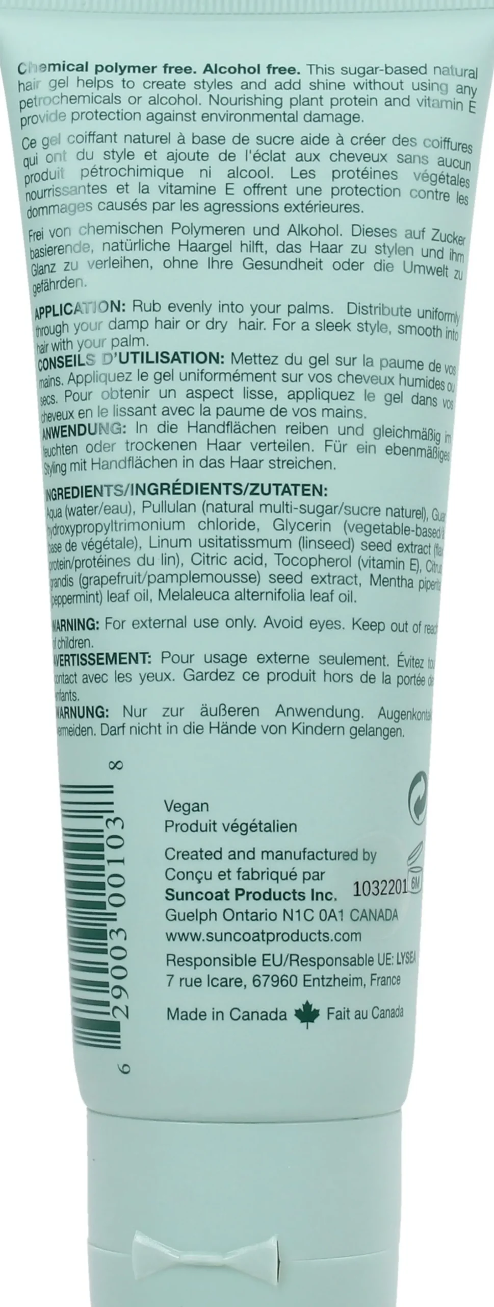 Natural Styling Gel, 120 ml