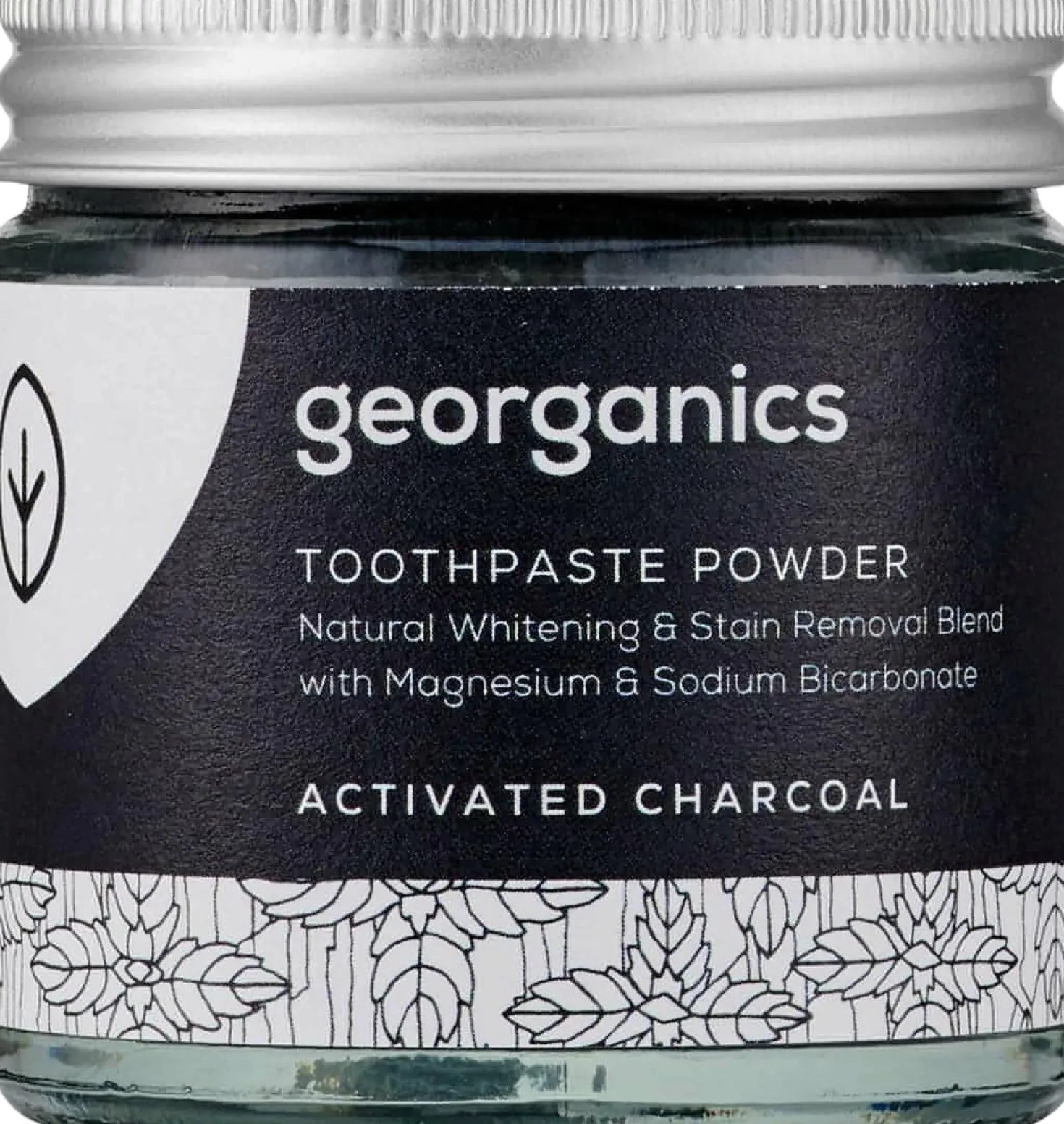 Natural Toothpowder Activated Charcoal, 60 ml