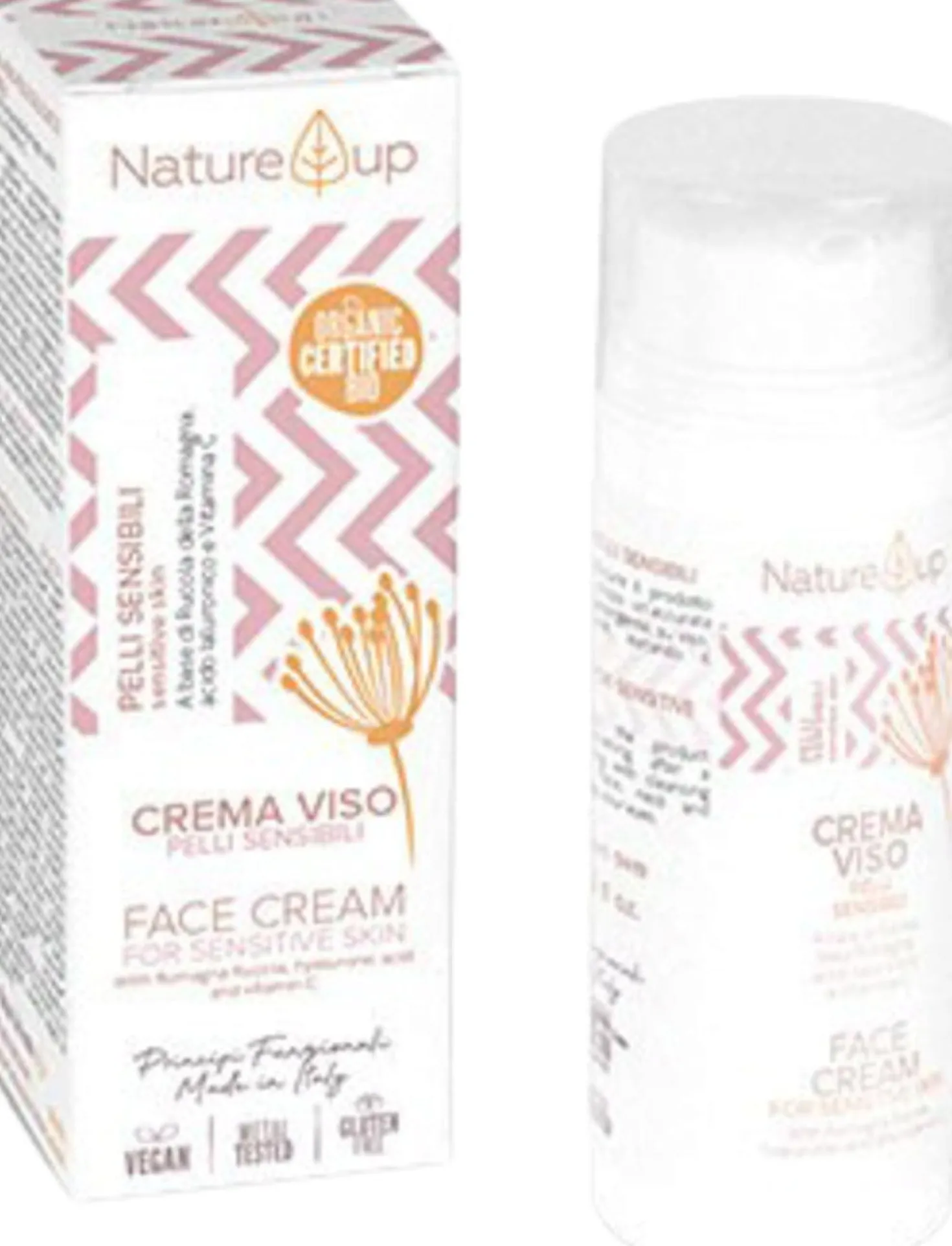 Nature Up Crema Viso Pelli Sensibili, 30 ml