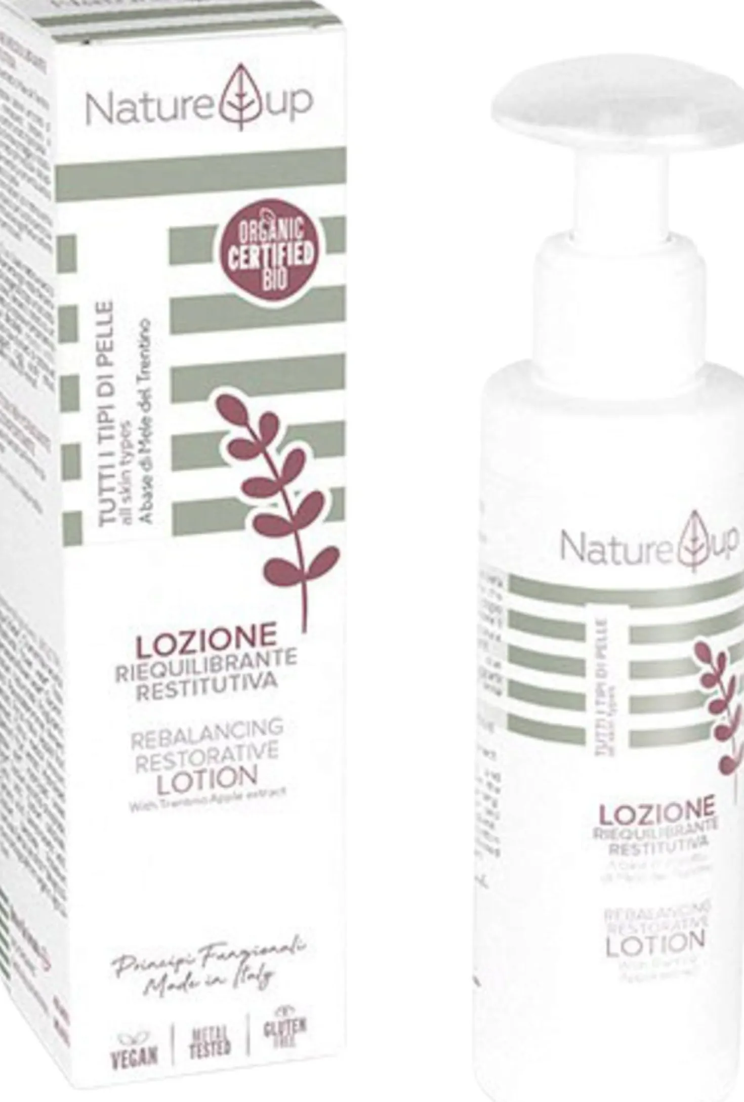 Nature Up Lozione Riequilibrante Restitutiva, 150 ml