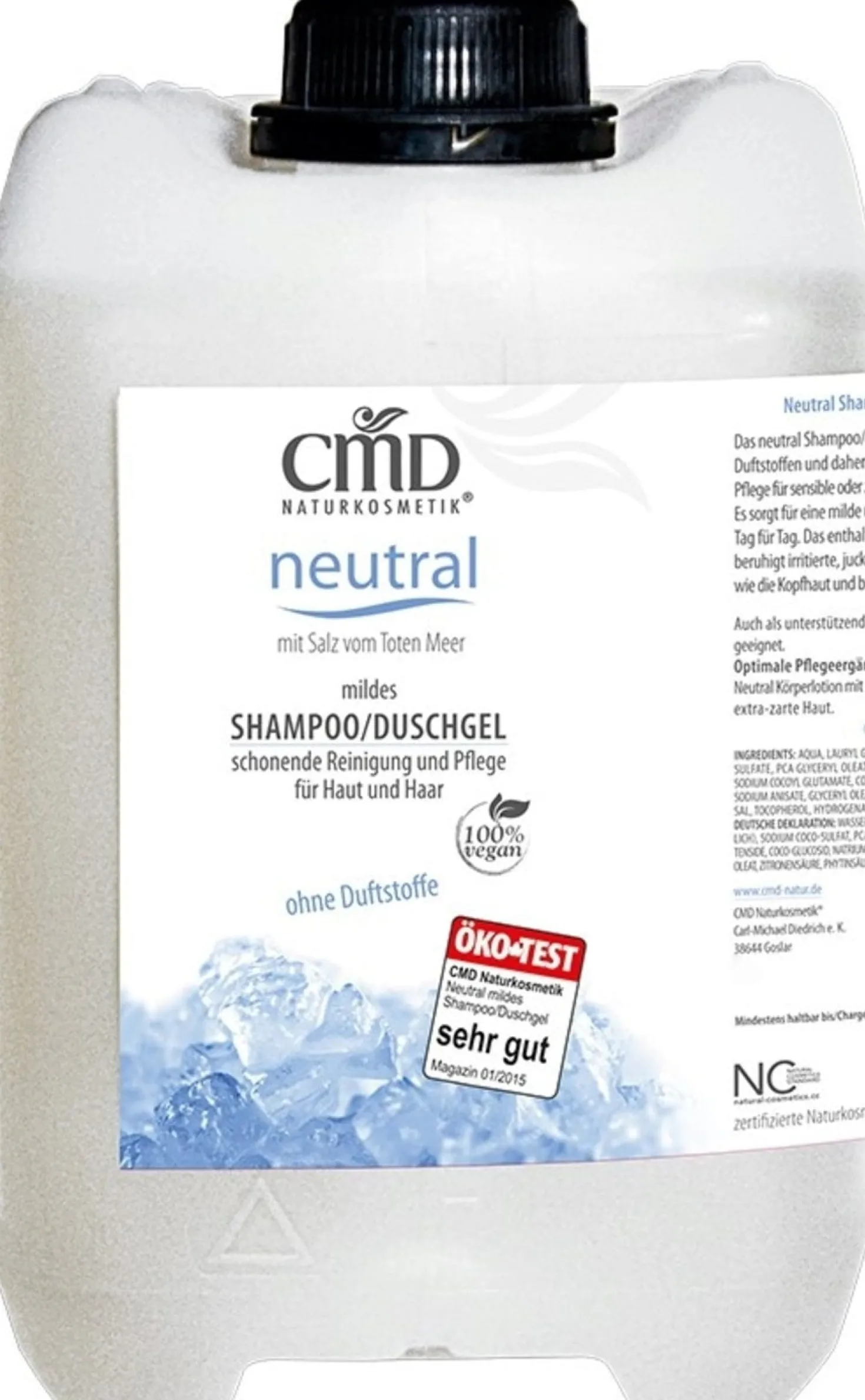 Neutral Shampoo/Gel Doccia Formato Famiglia, 2,50 L