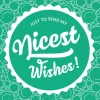 "Nicest Wishes!" Bigliettino Personale, Nice Wishes!