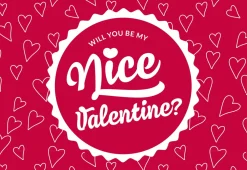 "Nice Valentine!" Bigliettino Personale, Nice Valentine!