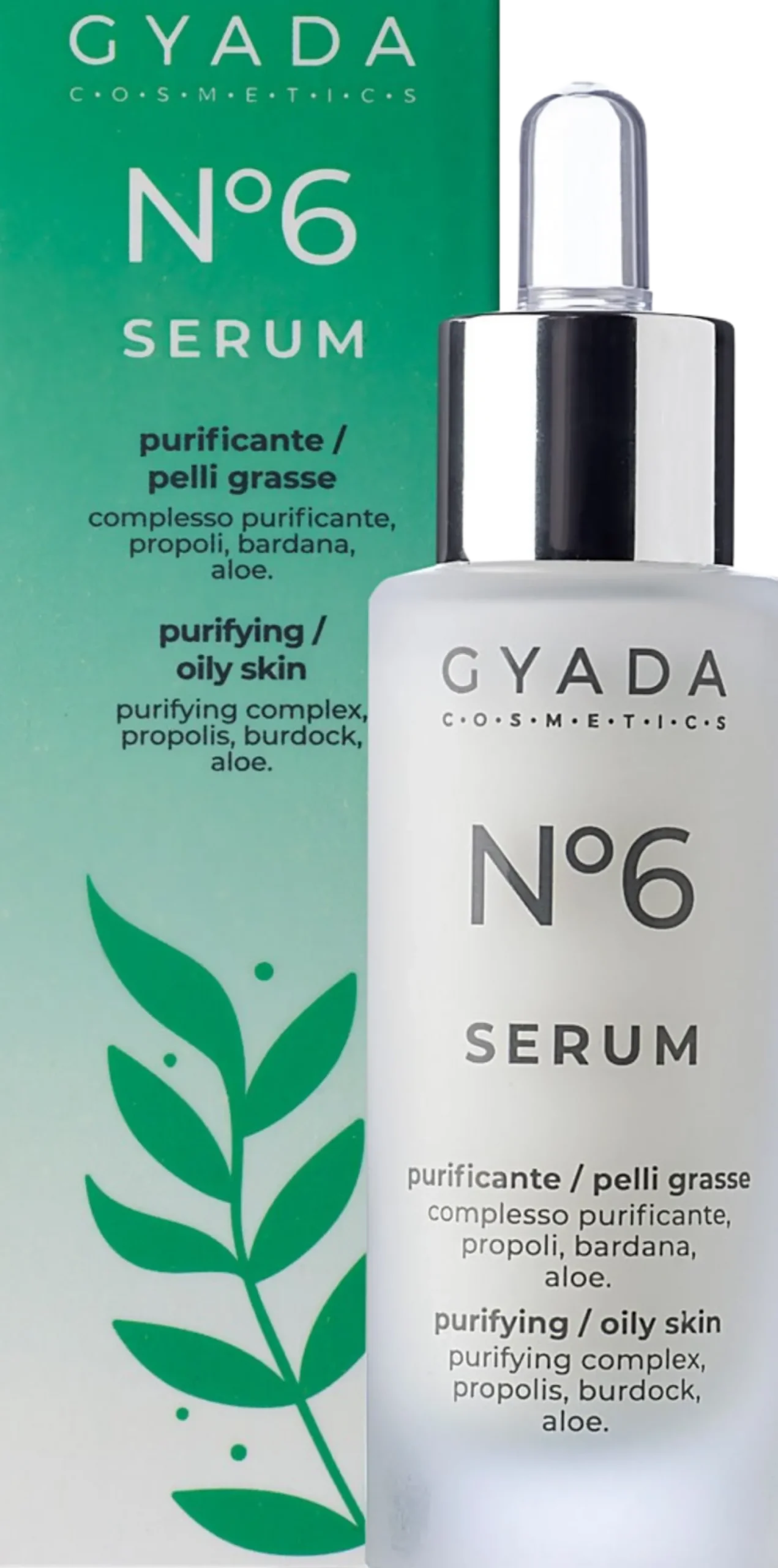Nr. 6 Siero Purificante Pelli Grasse, 30 ml