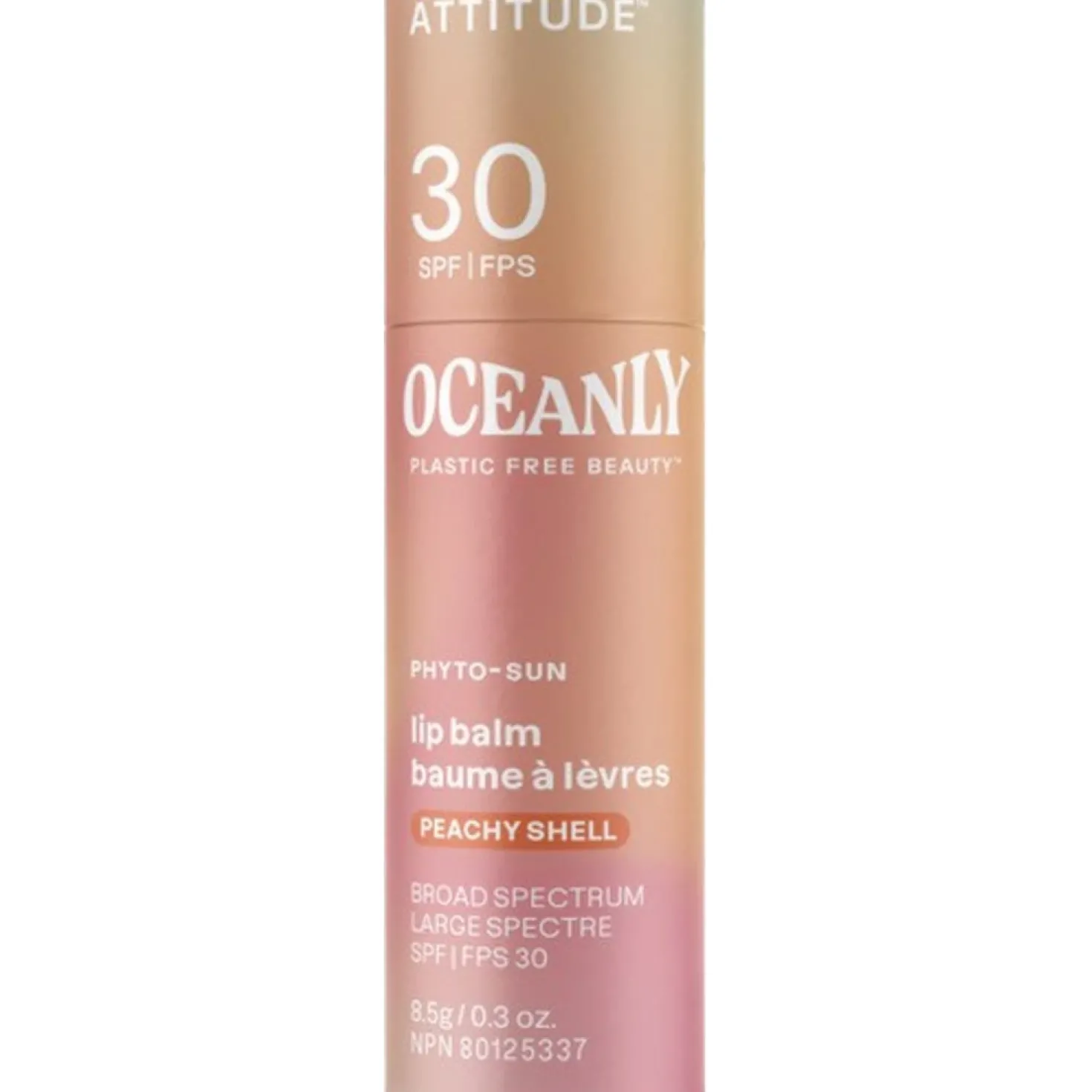 Oceanly - PHYTO-SUN Lip Balm SPF 30, Peachy Shell